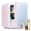 Iceblue Skincare Fridge With Dimmable LED Light Mirror, Mini Beauty
