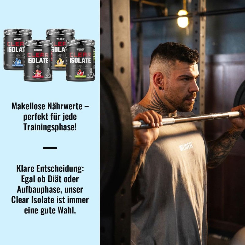WEIDER Clear Whey Isolate, Fruity Whey Protein Isolate with High