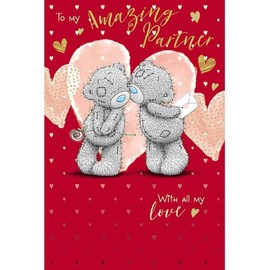 Me To You Bear Amazing Partner Valentine's Day Card