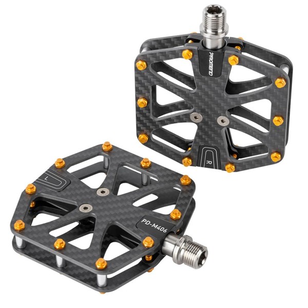 Ultralight Full Carbon Fiber Bike Pedals with Titanium Shaft |