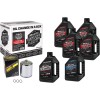 Maxima Twin Cam Synthetic 20W-50 V-Twin Oil Change Kit Chrome