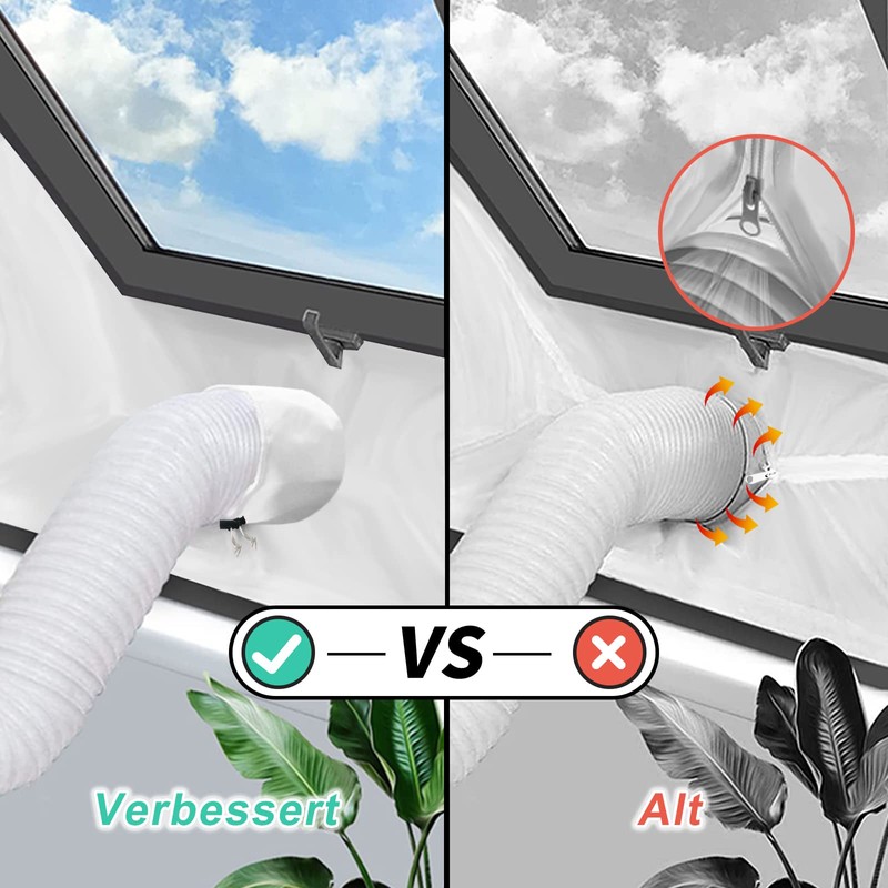 Landrip Air Conditioning Window Seal, Window Seal for Mobile Air