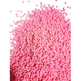 Sprinkles Confeti Comestible San Valentín, 100 gr, Corazones, Rosa, Rojo, Decoración de Postres (confetti rosa mini)