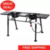 Backyard Pro Double Burner Propane Gas Outdoor Deep Fryer Camping