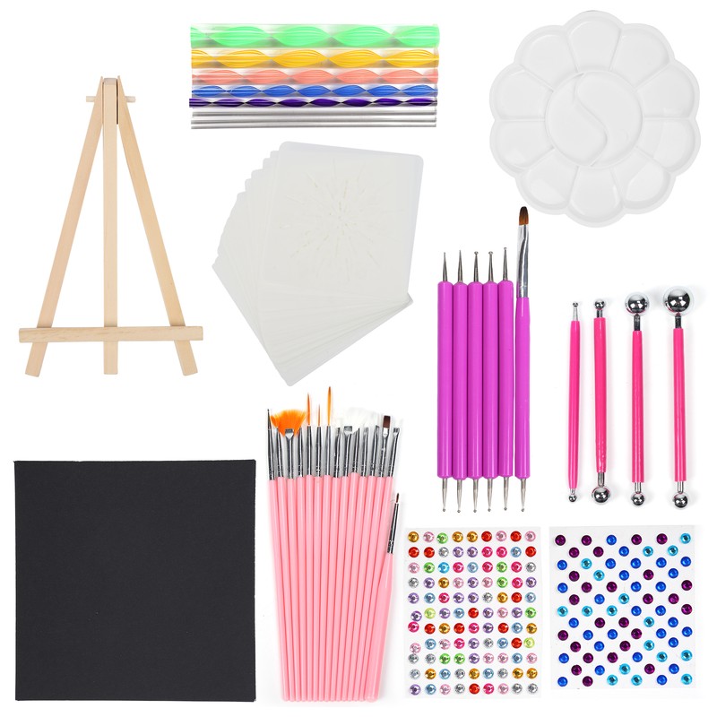 Mandala Dotting Tools Acrylic Rod Dotting Pen Ball Stylus Palette