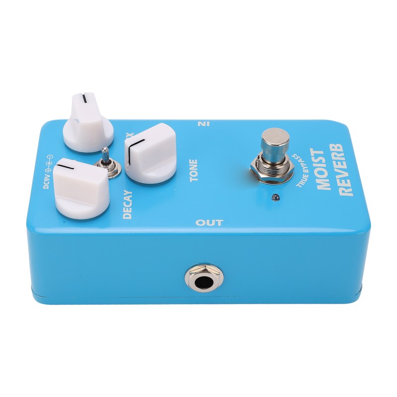 Electric Guitar Effect Pedal Moist Reverb 3 Modes Adjustable Single