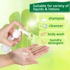 Apstaqeoo 6Pcs 100ML Empty Travel Bottles Plastic Pump Bottle Lotion