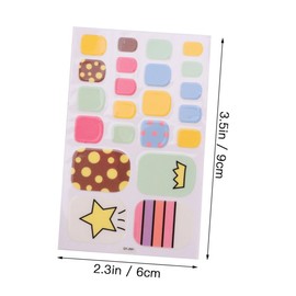 minkissy Elegant Toe Nail Stickers Set of 10 Easy to Apply Fashionable Nail Art for Women