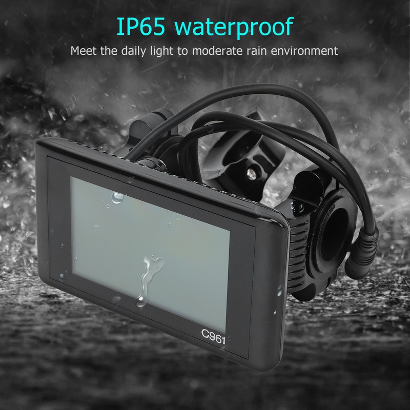 Electric Bike C961 LCD Display Waterproof Electric Bike Display Control