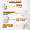 Forhandy Automatic Door Closer Interior Door Adjustable Spring Loaded Door