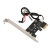 Computer Power Reset Switch PCIE Card Precise Control Thickened Gold