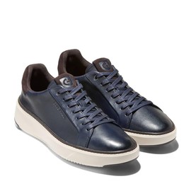 COLEHAAN/GRANDPRO TOPSPIN SNEAKER, MDNGHT MN/DK CHOCO, 9