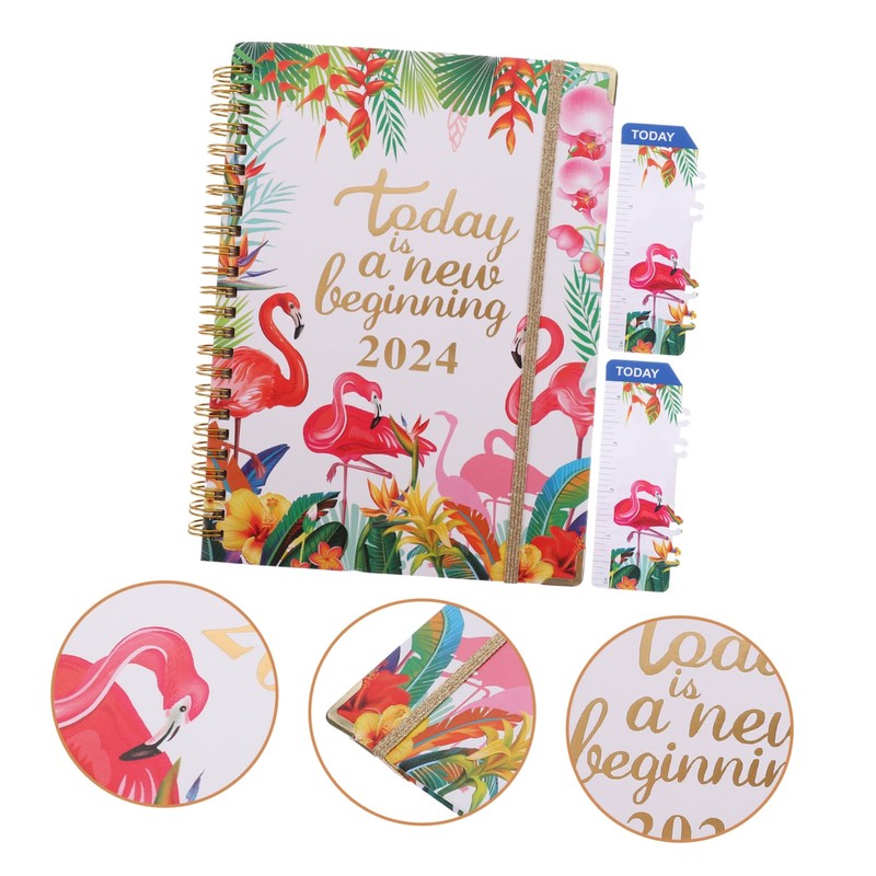 FUNOMOCYA Efficient Study Planner Academic Appointment Notepad Daily Schedule Organizer