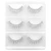 Musegetes False Eyelashes 4D Clear Band False Eyelashes Natural False