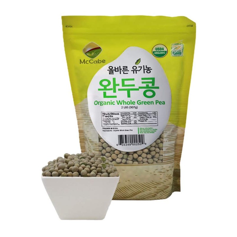 McCabe Organic Whole Green Pea - Green Peas | Rich