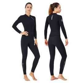 Women's Surfing Wetsuit Freediving Suit 2mm Women's Top L 5ea
