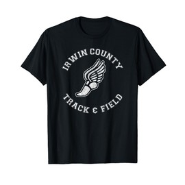 Irwin County Track & Field Distressed Retro Classic 80s T-Shirt