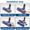 Upgraded Anti-Tangle Quick-Release Motorhead Cleaner for Dyson V7 V8 V10