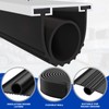 DGSL Garage Door Seals Bottom Rubber，Weather Stripping Sealing Strip Replacement,