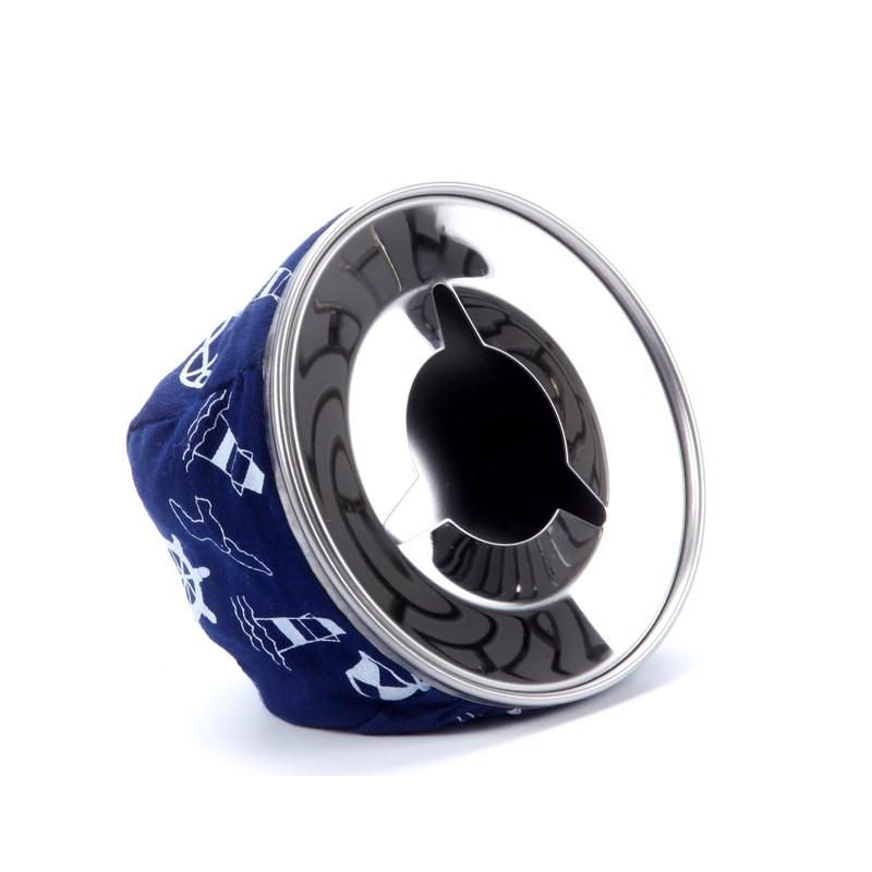 Amarine Made Stainless Windproof Bean Bag Ashtray, Blue or Red