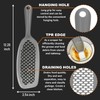 EZ Kitchen Dish Squeegee Kitchen with Silicone Food Strainer Long