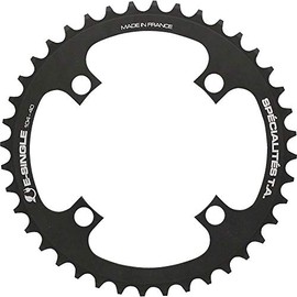SpÃ©cialitÃ©s TA E-Single 104 Electric Bike Chainring, Black, 42T