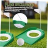 Totority 2pcs Golf Practice Cups Portable Putting Training Lightweight Durable