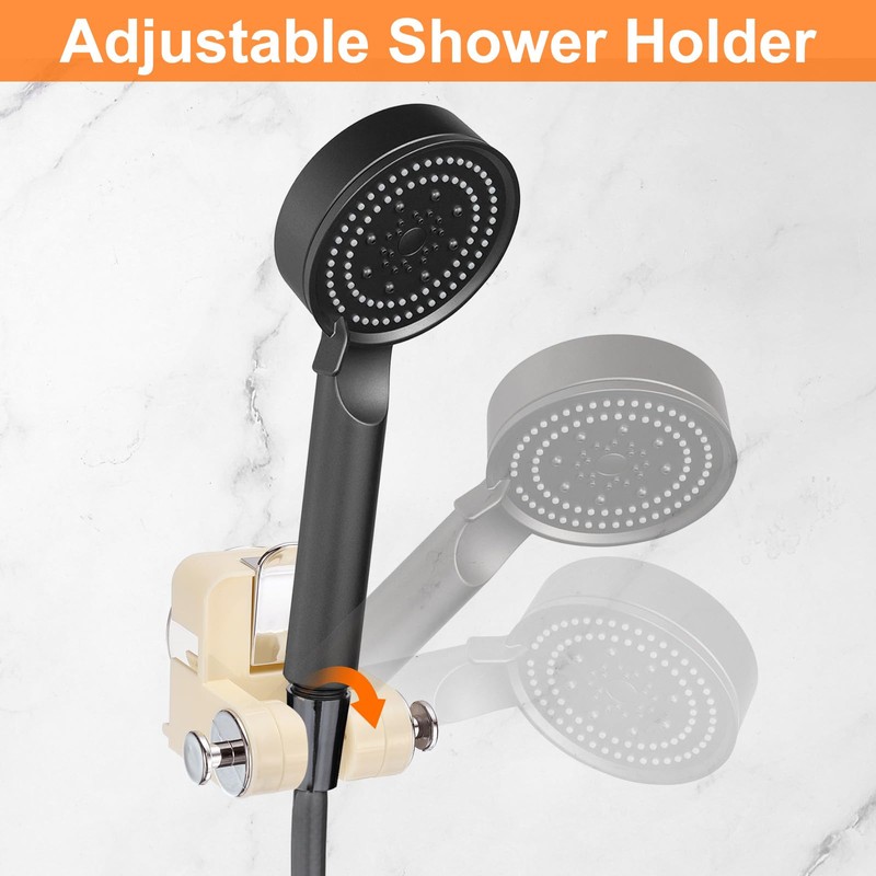sourcing map Shower Head Holder, Suction Cup Shower Head Holder,