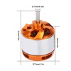 D2826 Brushless Motor with Adapter RC Motor Replacement for RC