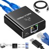ZANZER Gigabit Ethernet Splitter 1 to 2, 1000Mbps High Speed