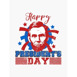 Lincoln Presidents day Window Decal Vinyl Bumper Sticker 5"