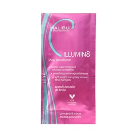 Malibu C ILLUMIN8 Shine Conditioner (1 Packet) - Concentrate for Hair Shine & Manageability - Lightweight, Non-Greasy Hair Conditioner for All Hair Types