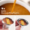 BRBHOM Stainless Steel Coffee Capsules Compatible with L'OR Barista LM8012