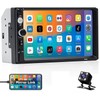 Podofo 7'' Touchscreen Car Radio with FM Supports Backup Camera