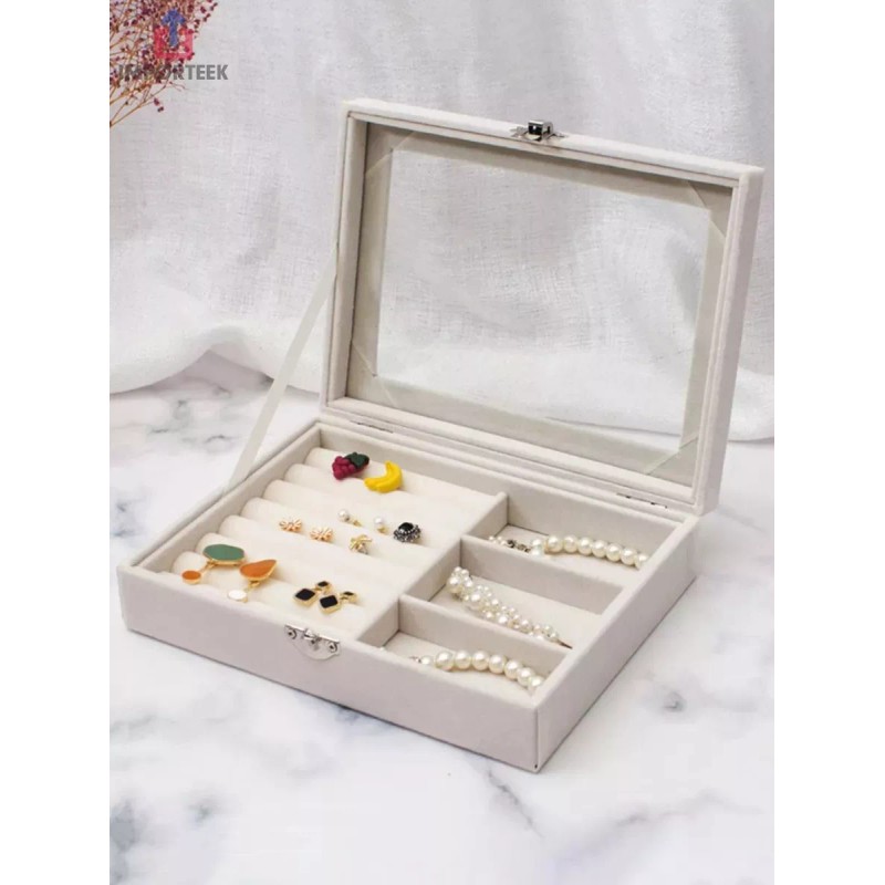 Importeek 20pz Organizador Estuche Joyero Alhajero Joyas Anillos Tocad