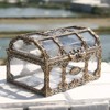Fauitay pirate treasure chest,Storage Organizer Crystal Jewelry Box Transparent Pirate