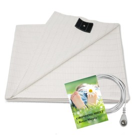Grounding Bed Sheet for Better Sleep, Grounding Mat, Earthing Mat, Grounding Mat for Bed in EU Standard (68 x 132 cm)