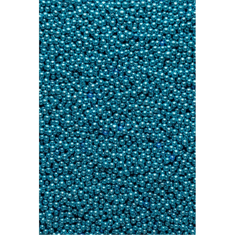 SPRINKLY - Metallic Pearls - Blue - 4mm - 30g