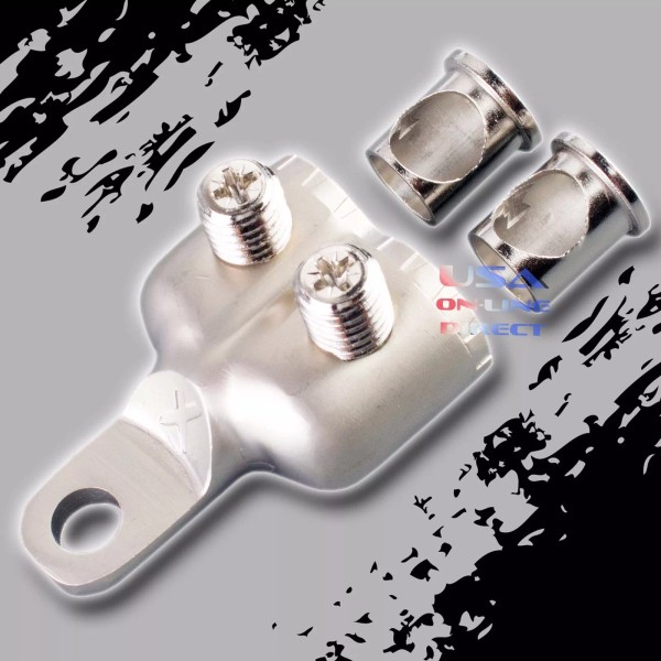 Xscorpion Platinum Dual 4/8 AWG Gauge Ring Battery Terminal Adapters