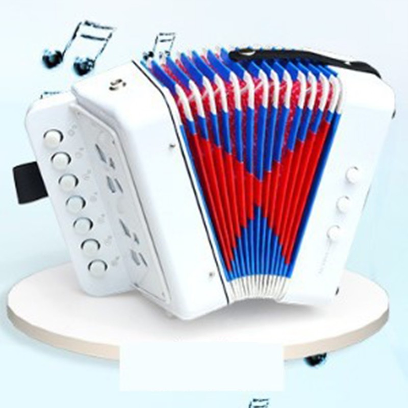Accordion Toy Children Accordion Musical Instrument 2 Bass 7 Keys