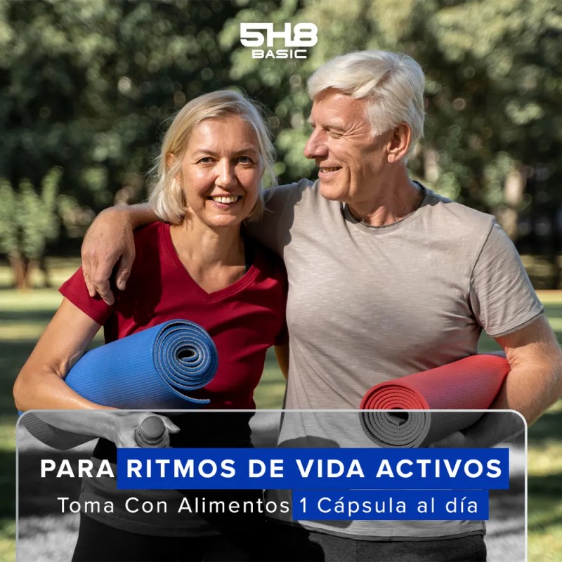 5h8 Nad Con Resveratrol Y Quercetina - 90 Cpsulas Sabor
