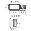 Waki Sangyo DB-002 Nickel Dowel Set, Chrome, Shelf, Corner Furniture,