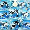 Ocean Orca Party Decorations, Killer Whales Party Supplies Include Plates