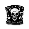 No Quarter, No Mercy, Blackbeard Pirate Edward Teach Vinyl Sticker