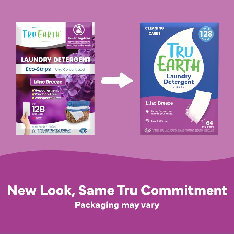 Tru Earth Compact Dry Laundry Detergent - Up to 128