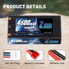 Zeee 2S Shorty Lipo 7.4V 100C 4600mAh Hardcase Lipo Battery