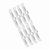 8pcs Chrome Valve Cover Hold-Down Tabs Spreader Bars Fit for