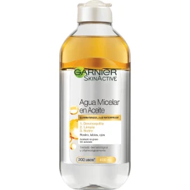 Garnier SkinActive Agua Micelar en Aceite 400ml | Desmaquillante Profundo + Nutrición
