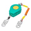 23ft/7m Self Retracting Lifeline,Lanyard Arrester Fall Protection,Retractable Safety Lanyard w/Alloy