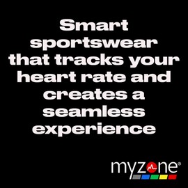 MYZONE MZ-3 Sports Shirt (Large) Black – Performance Gym Shirt for Men, Designed for MZ-3 Heart Rate Monitor and Suitable for All Sports Activities